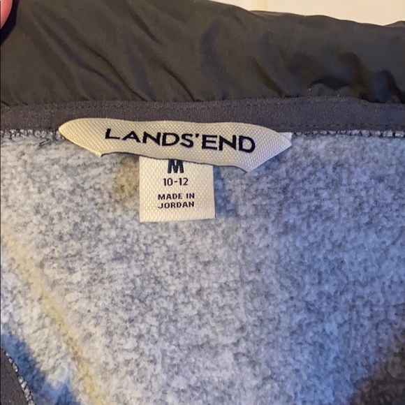 Lands’ End 1/4 zip snap neck sweater - Picture 5 of 7